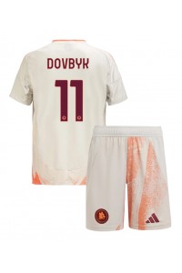 AS Roma Artem Dovbyk #11 Babytruitje Uit tenue Kind 2024-25 Korte Mouw (+ Korte broeken)